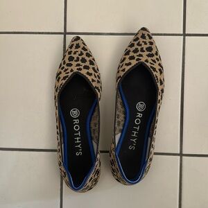 Rothys cheetah print flats